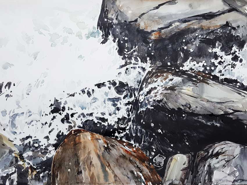 Akvarell Elisabeth Biström