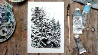 Konstkort, "Inbäddad" A5