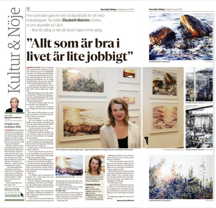 Elisabeth Biström i Norrtelje Tidning