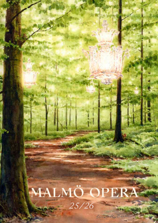 Malmö Opera program 25/26 omslag Elisabeth Biström
