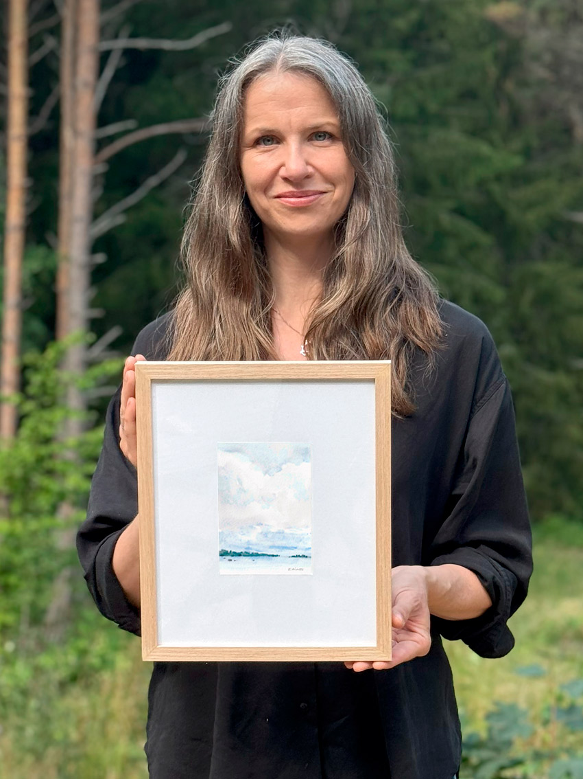 Montagebild inramning "Ovanjordiskt"