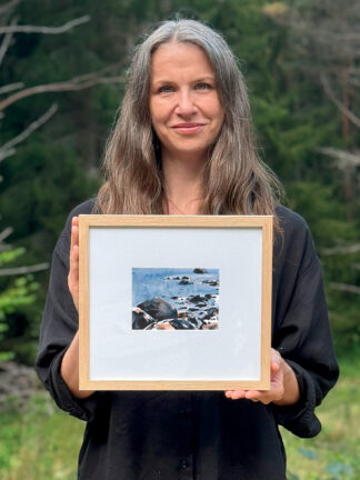 Akvarell, "Ultramarin", Elisabeth Biström